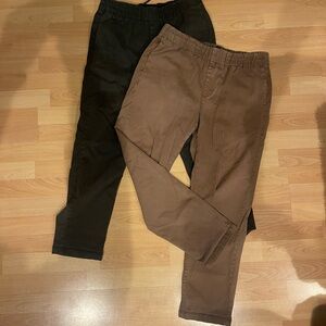 Rails Black Elastic Waist Pants